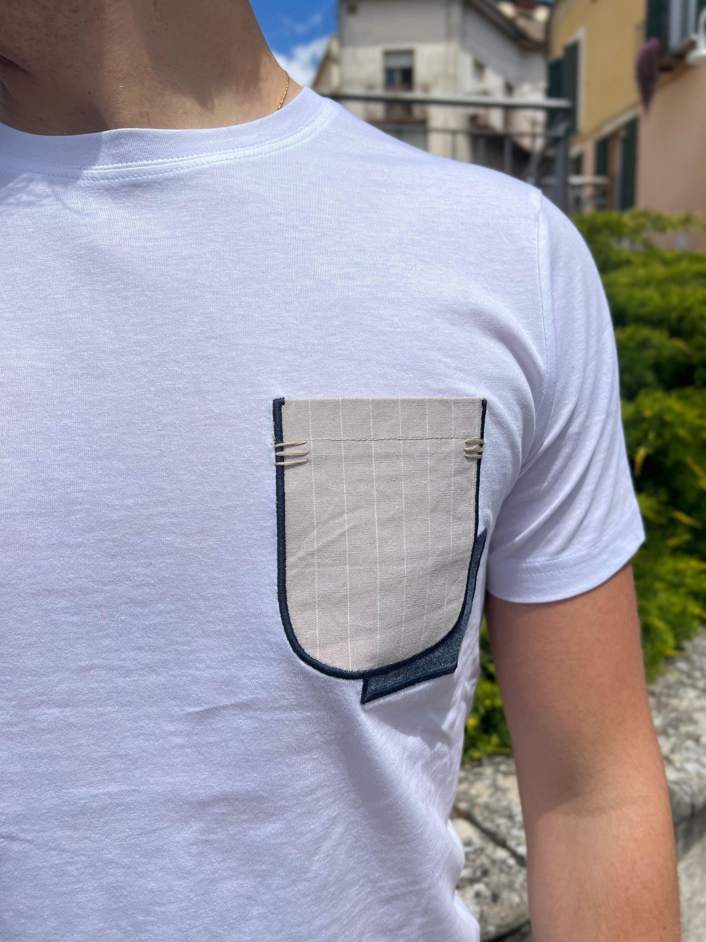 T-shirt Uomo con Tasca