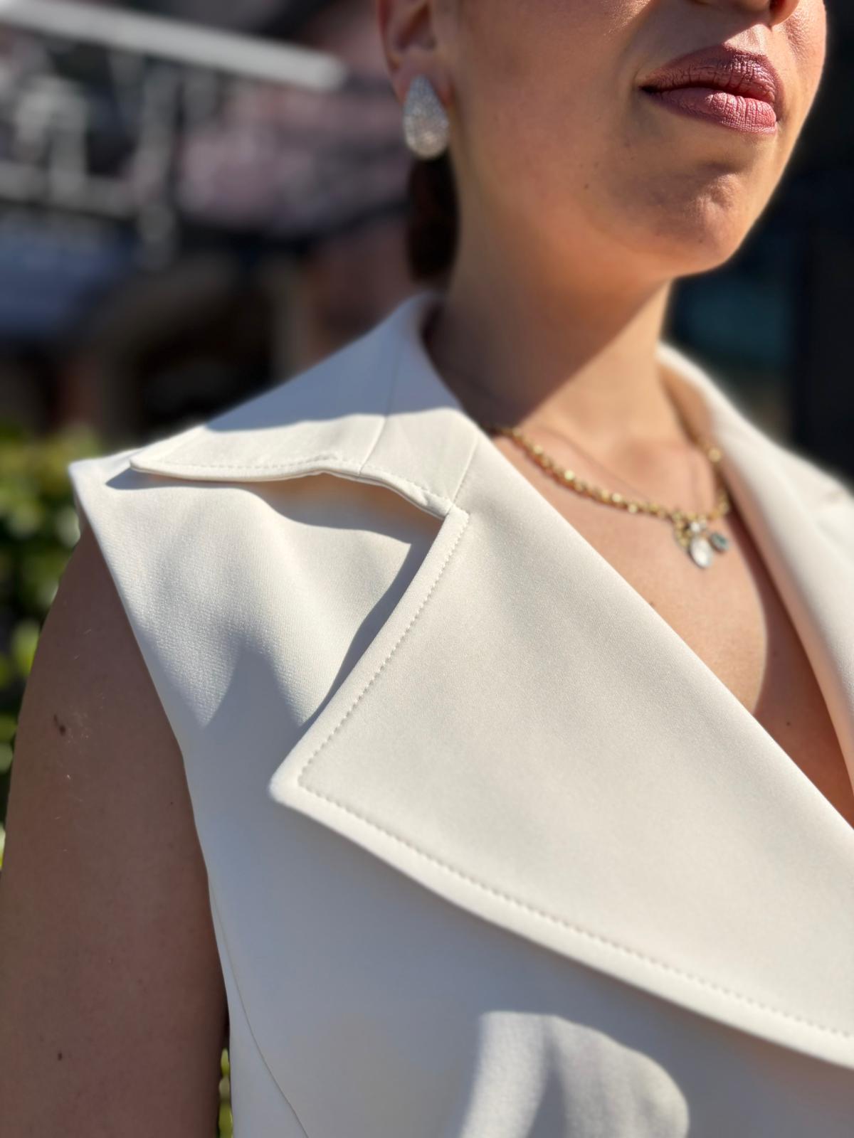 Giacca Gilet con Cintura – Donna
