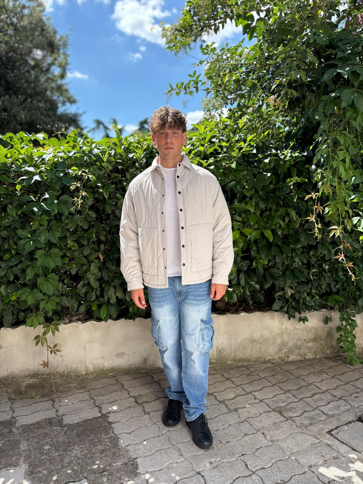 Giubbotto uomo piumino con tasconi