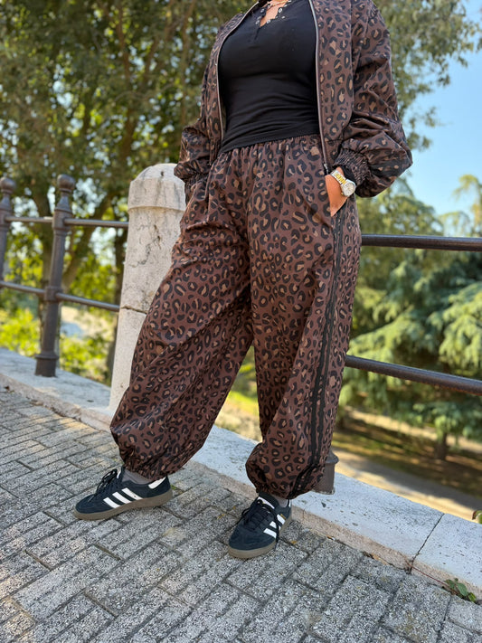 PANTALONE DONNA MACULATO IN TESSUTO TECNICO