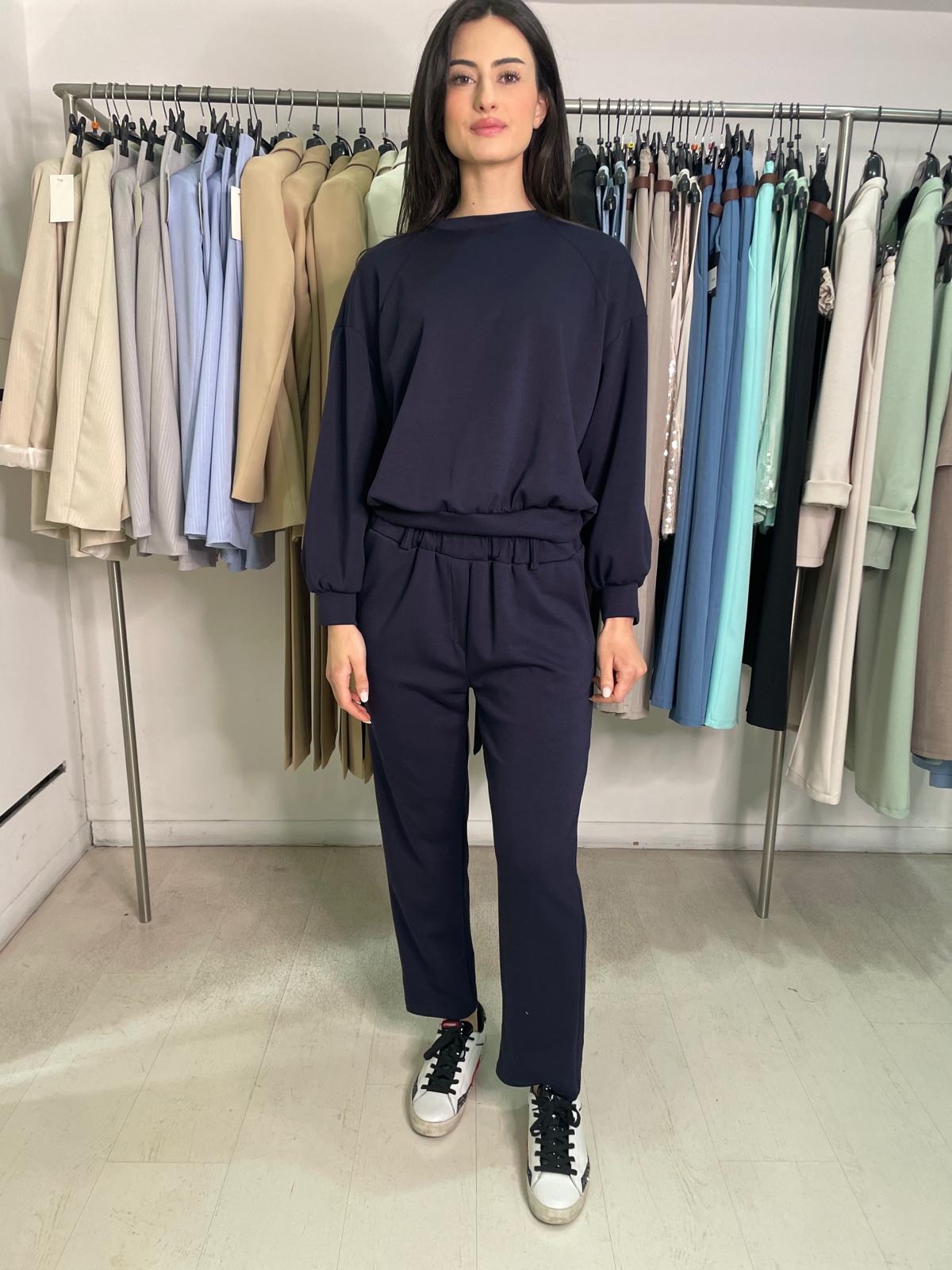 Felpa Bomber Crop Leggera