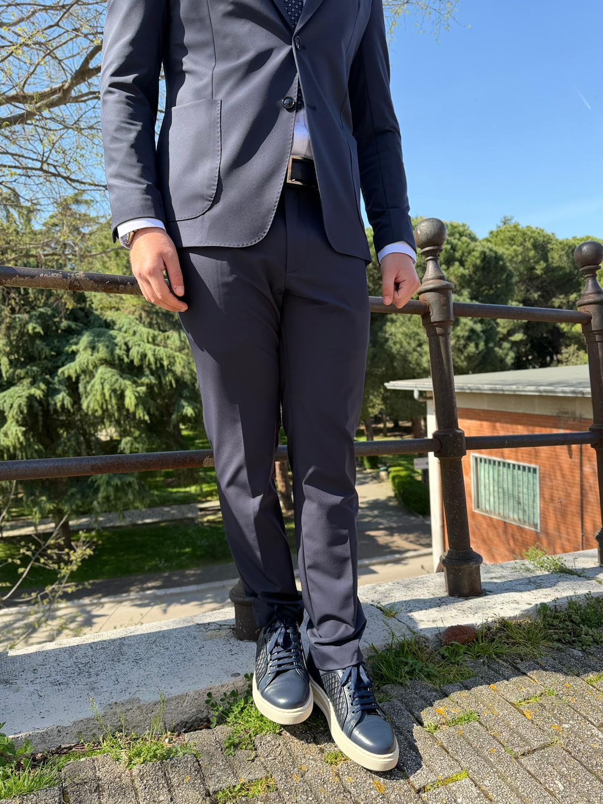 Abito Uomo in Tessuto No Stiro Modello Dante S17 Milano