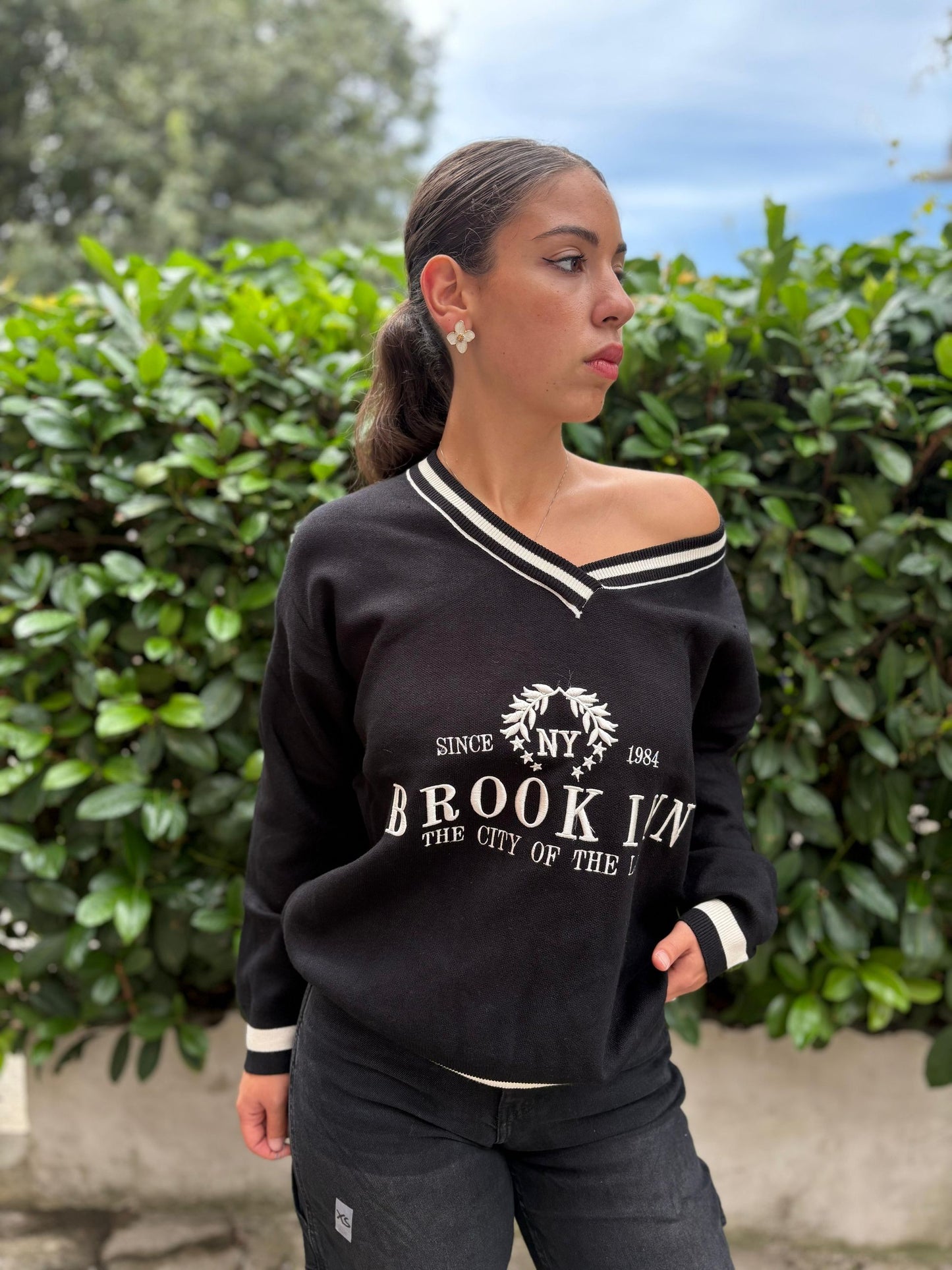 Maxi pull donna Brooklyn