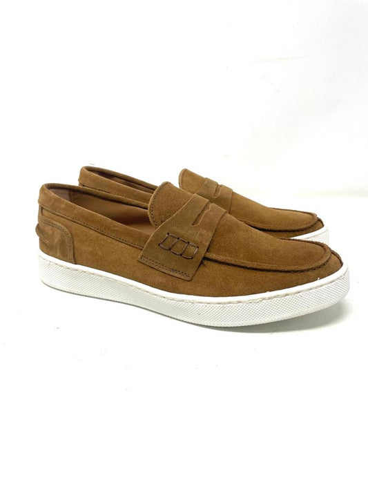 Suede moccasin
 Stitched rubber boat bottom