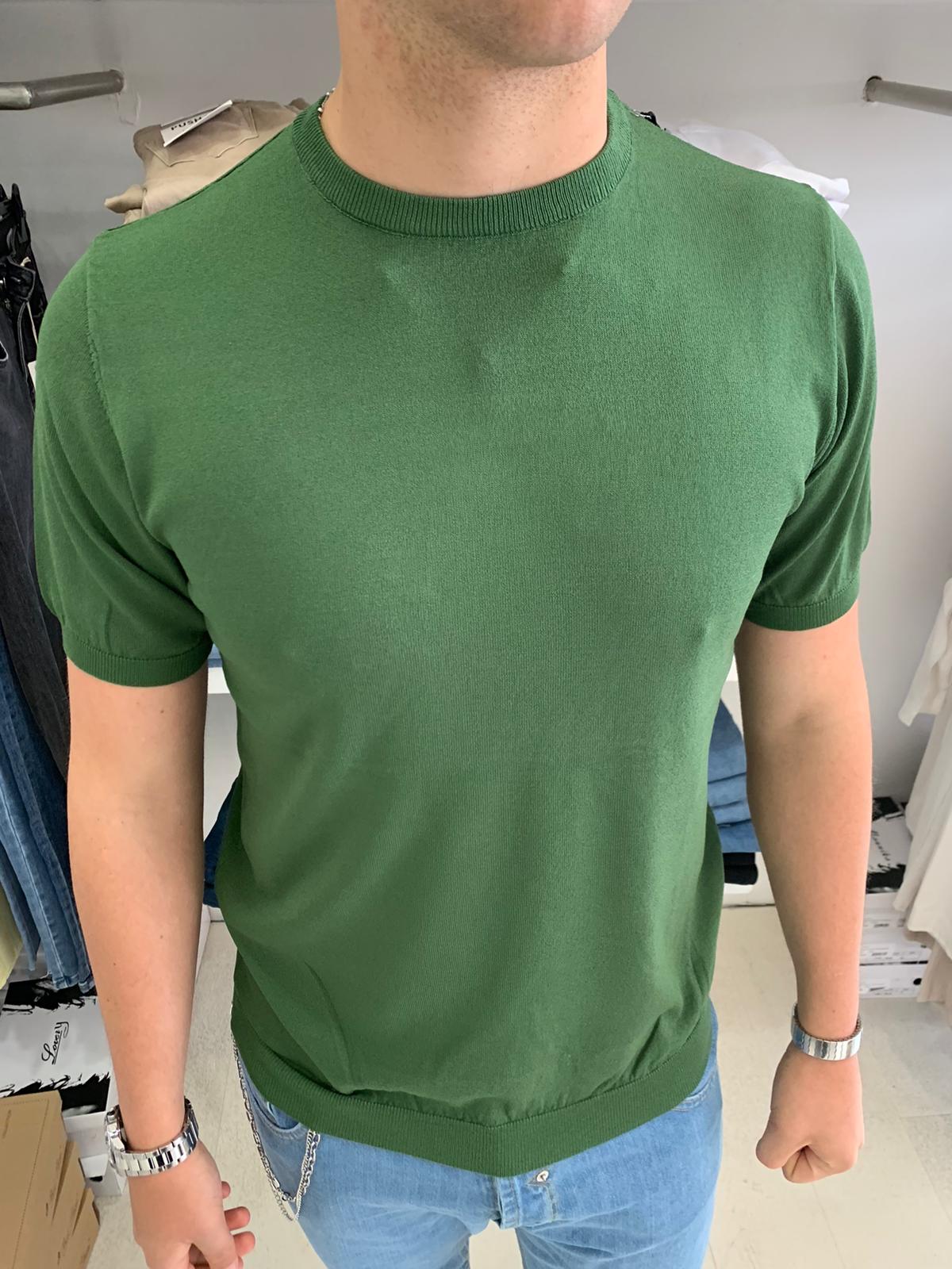Maglia Filo Uomo Basic Elasticizzata – Mezza Manica