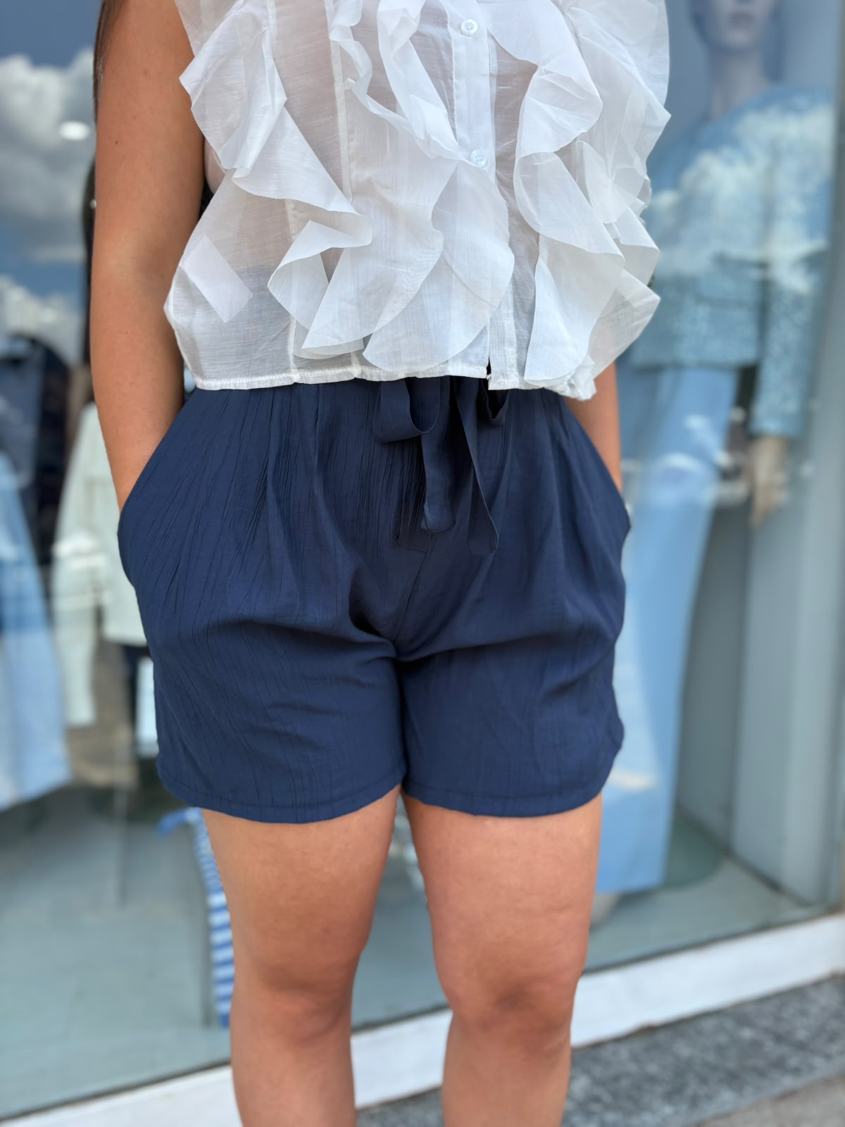 Shorts Donna Leggeri con Cintura