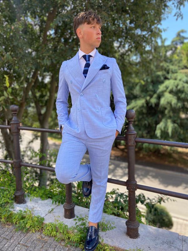 Abito uomo doppio petto
leggero sfoderato 2 pezzi S 17 Milano mod. arancia