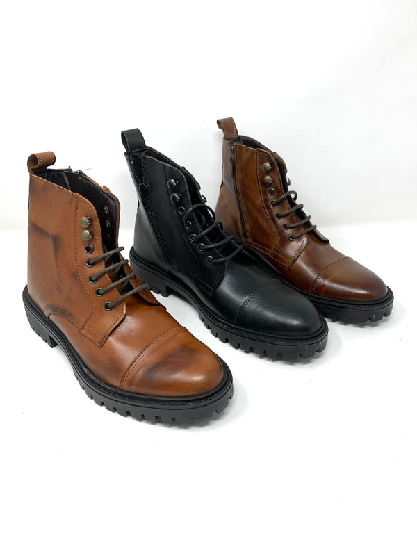 Anfibio vera pelle made in Italy con zip