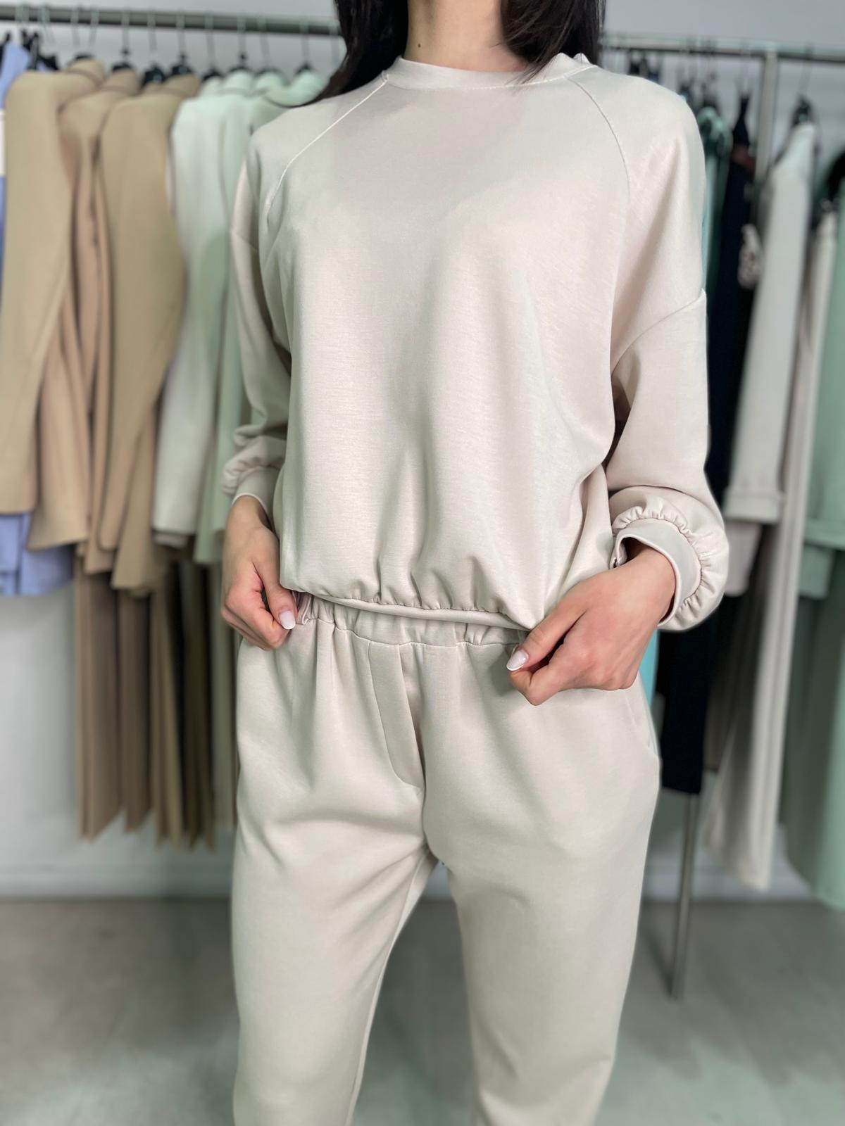 Felpa Bomber Crop Leggera