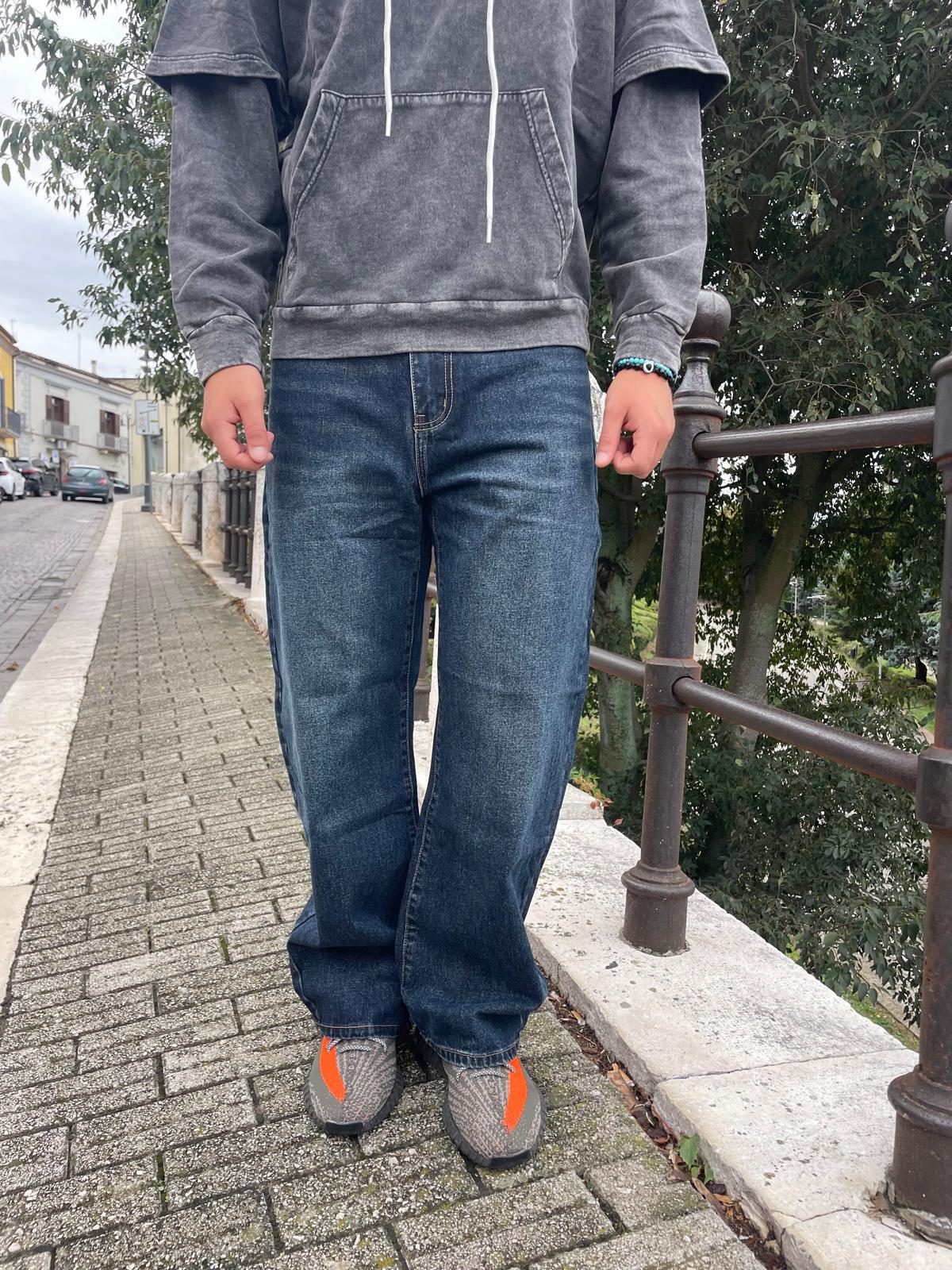 JEANS UOMO BAGGY SLAVATO