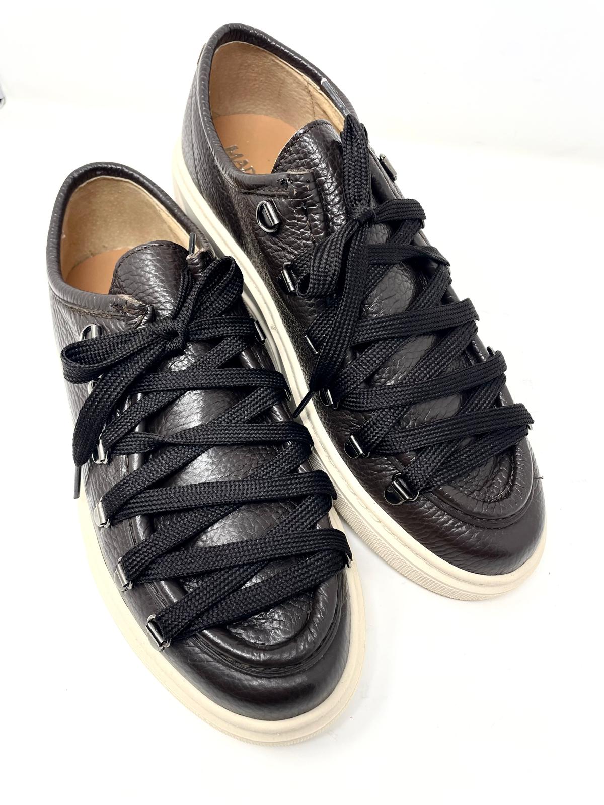 Mocassino Pedula con Ganci in Pelle Bottalata – Made in Italy – Plantare Estraibile