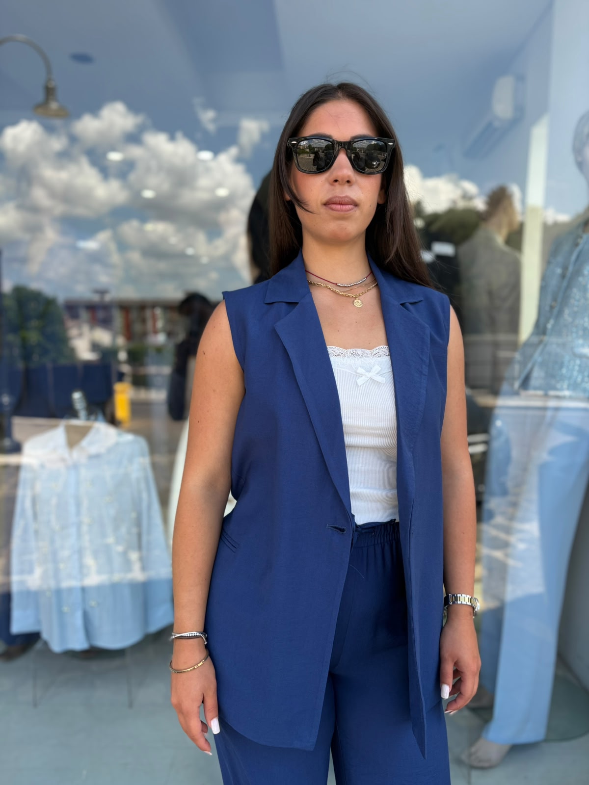 Completo Donna con Gilet Lungo