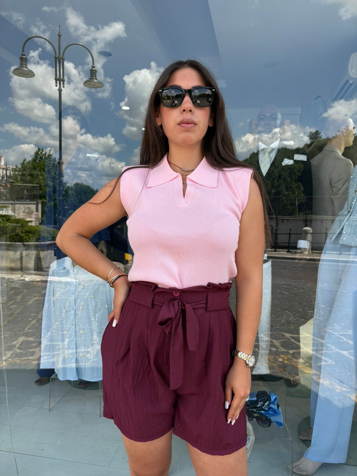 Shorts Donna Leggeri con Cintura