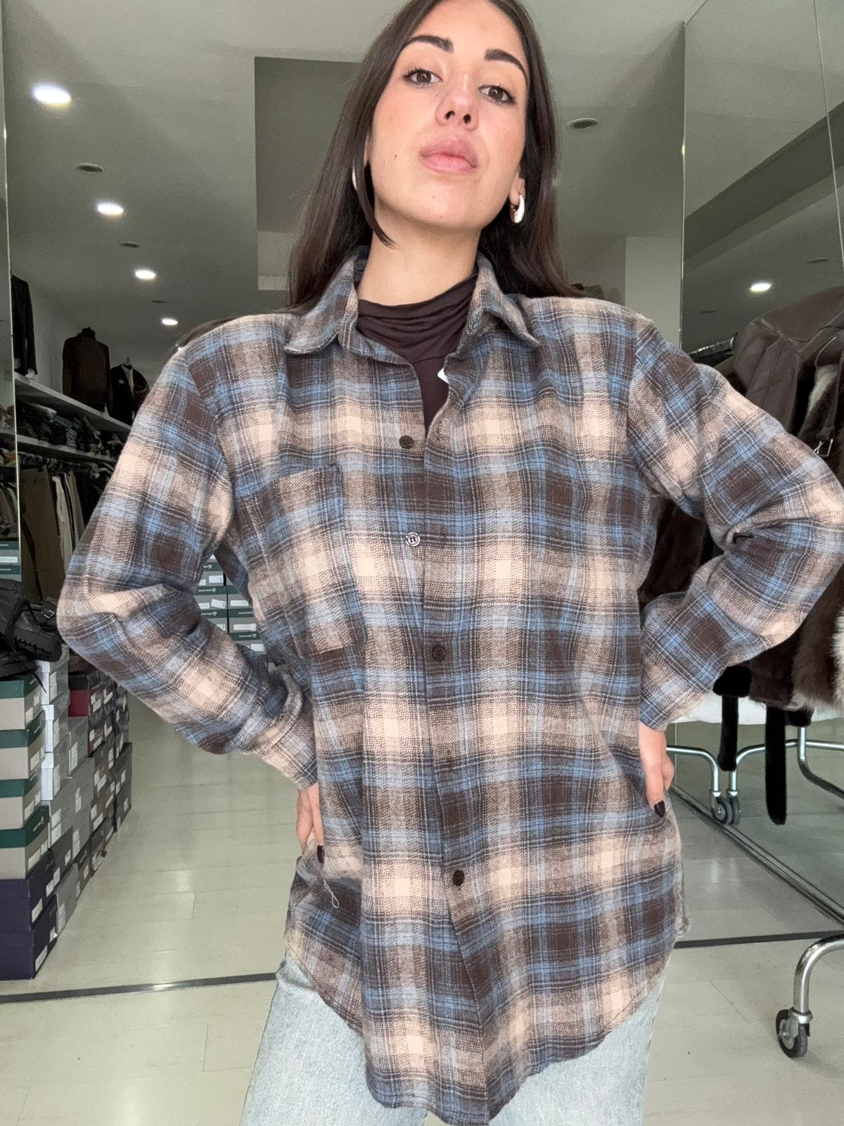 camicia country in flanella donna