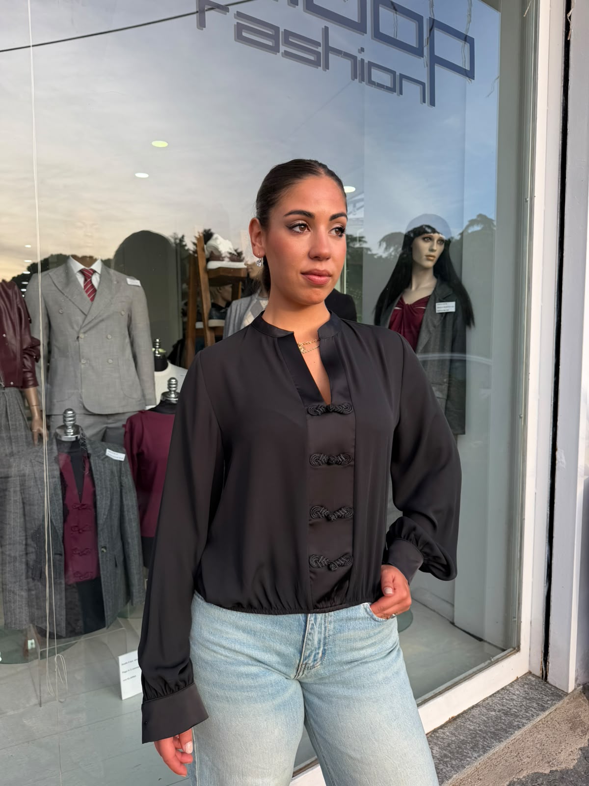 Blusa Donna con Alamari