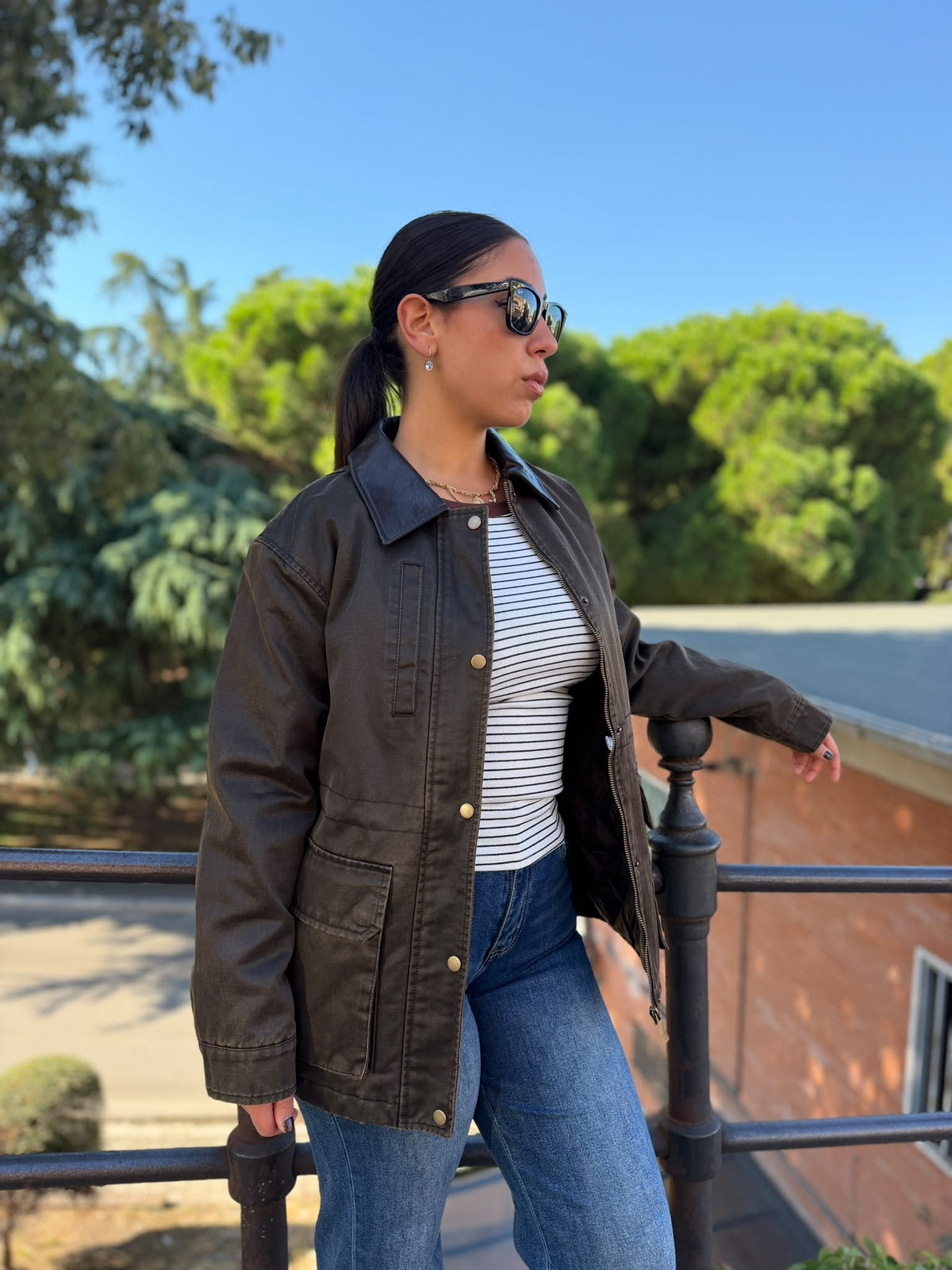 giubbotto cerato donna