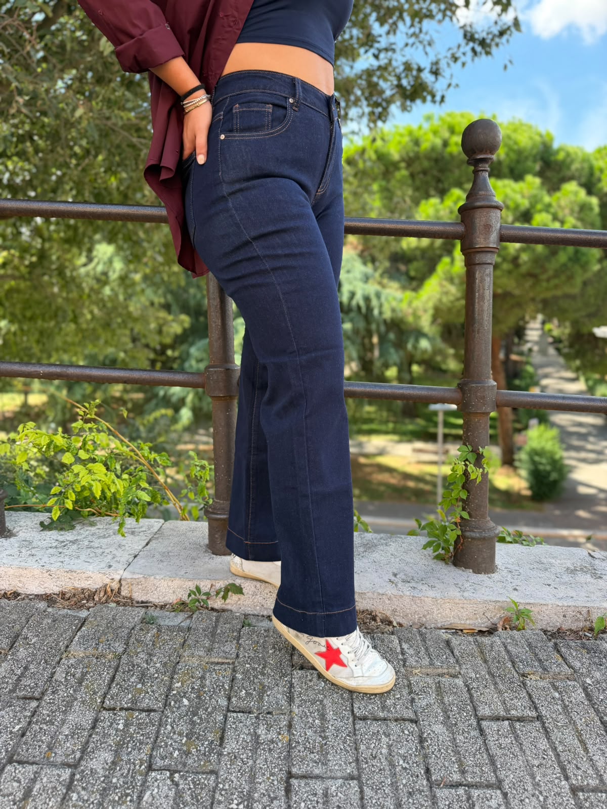 Jeans Donna Lag Flat Lavaggio Zero