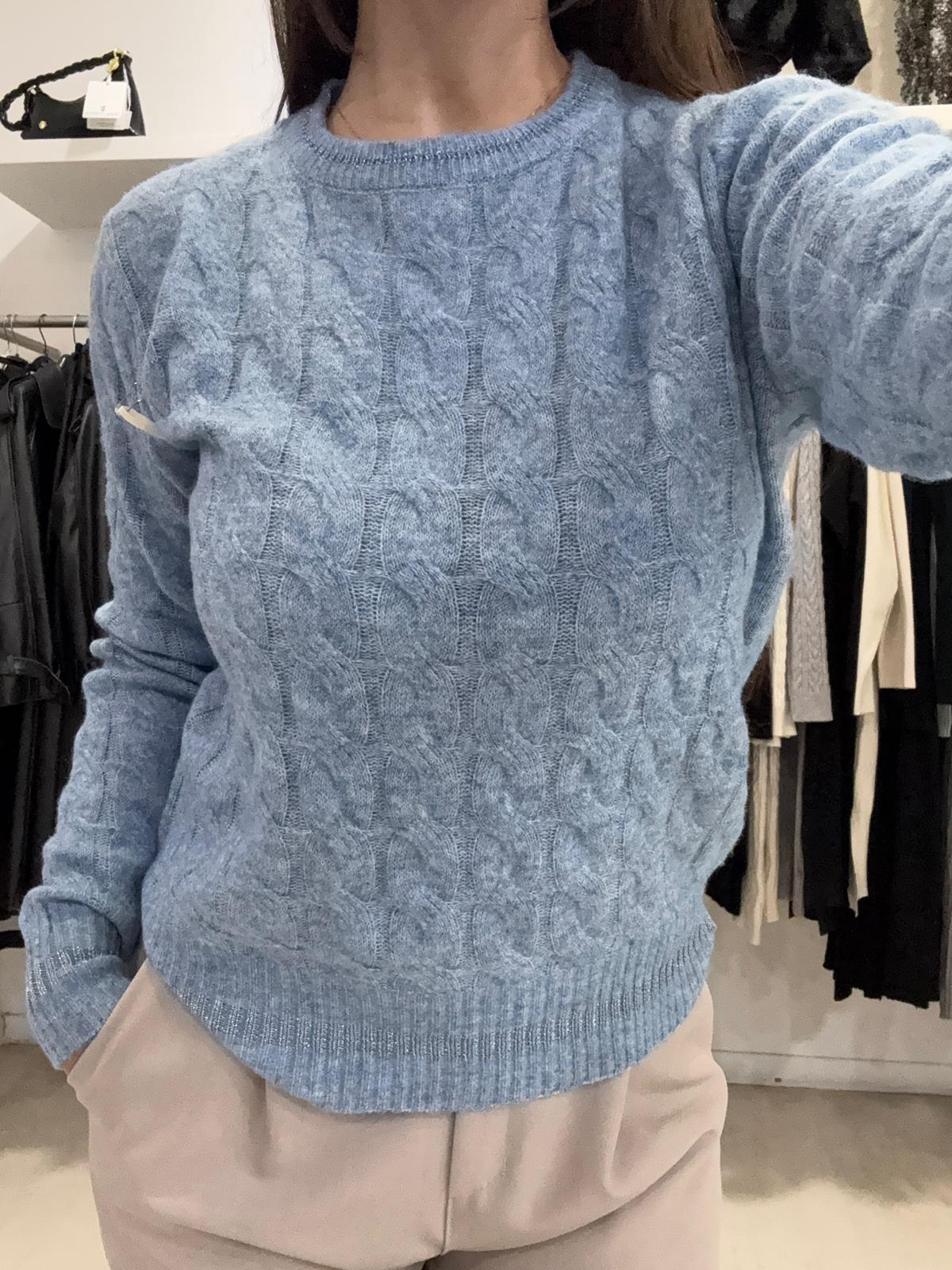 Maglia Lupetto con Lurex