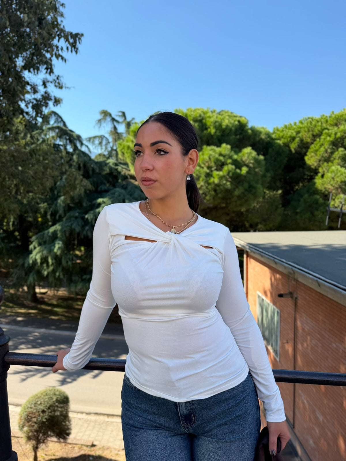 MAGLIA DONNA CON INCROCIO