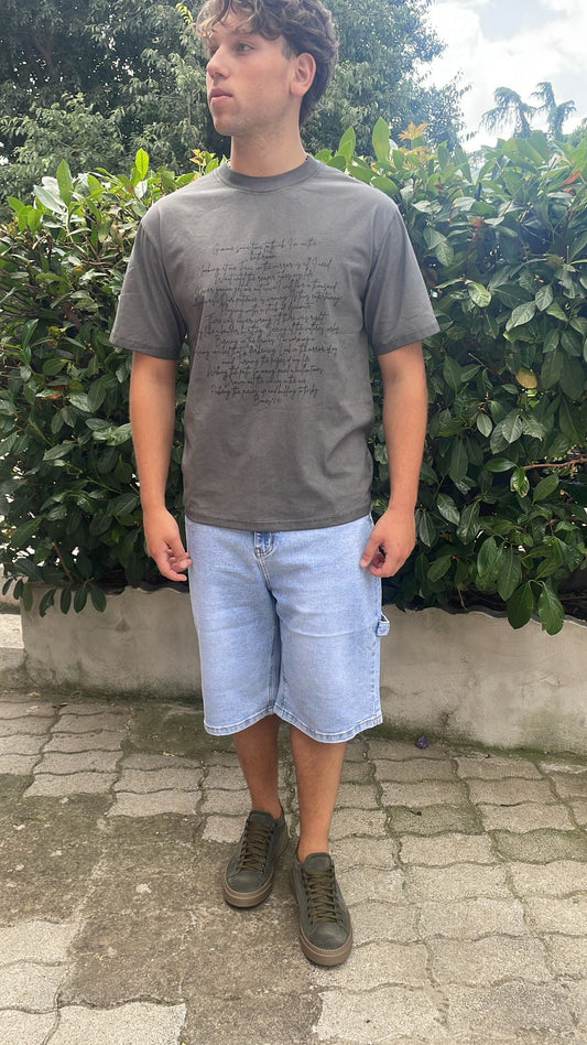 Bermuda jeans uomo baggy carpenter