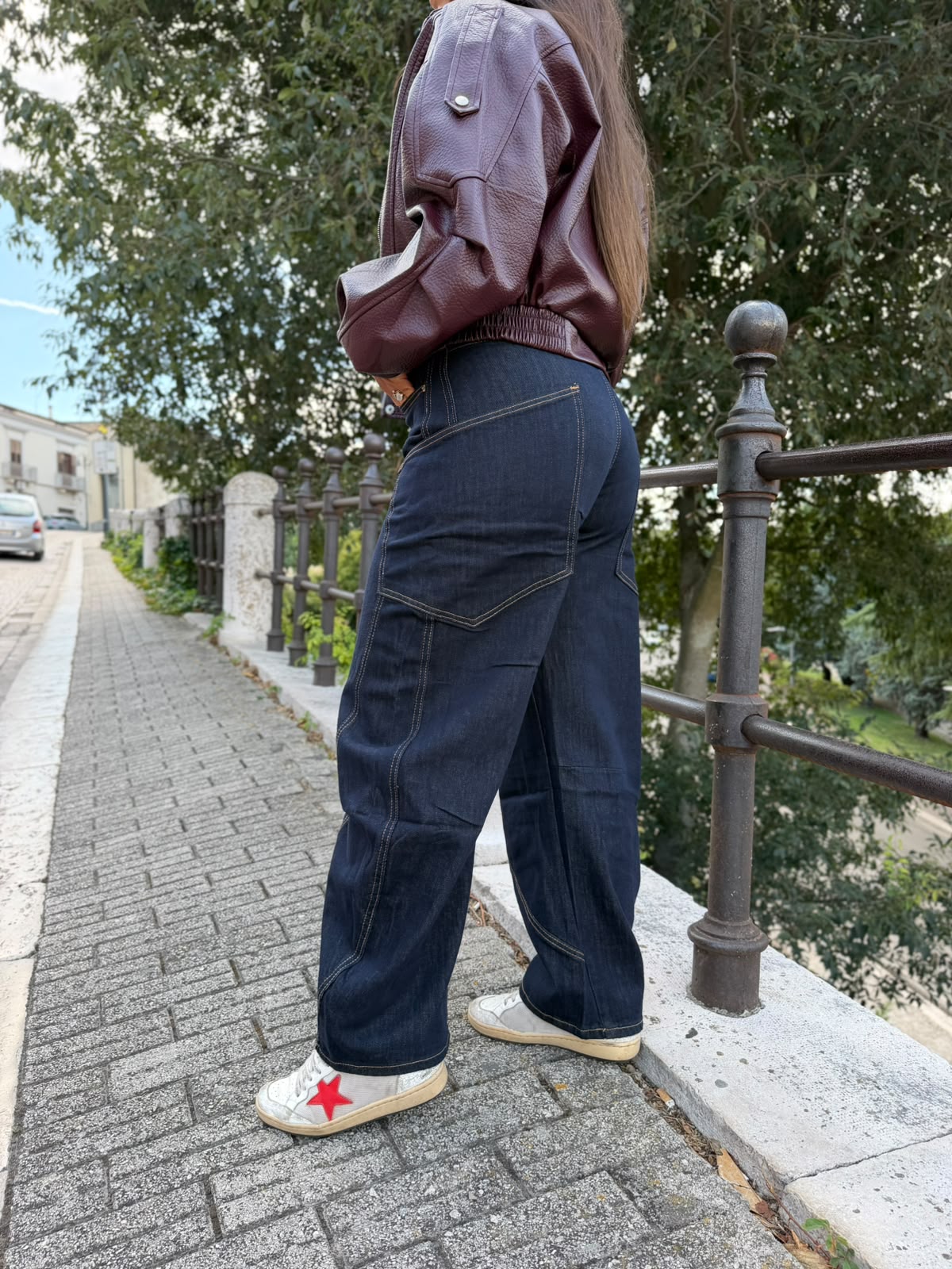 Jeans Donna Ballon Lavaggio Zero