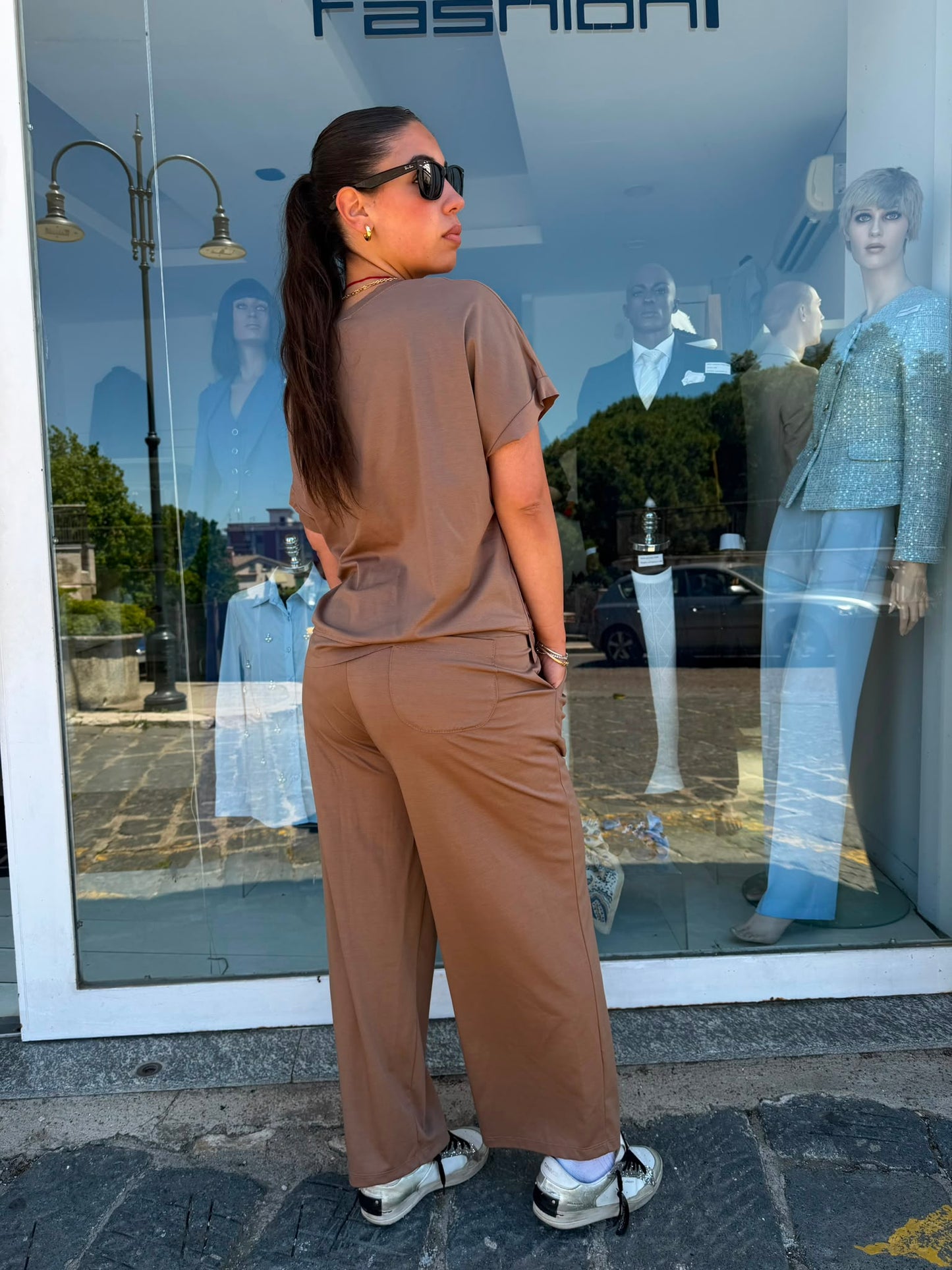 Coordinato Donna 2 Pezzi in Felpa Leggera