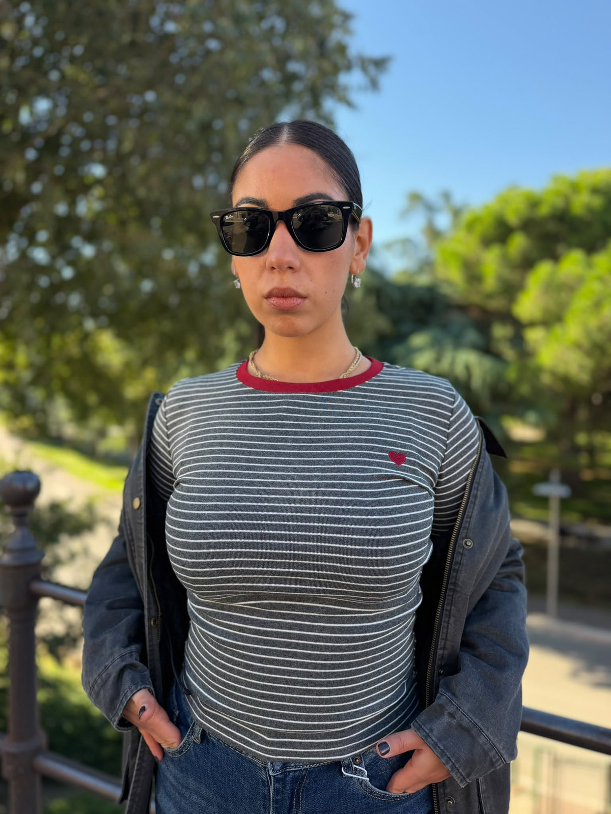 T-SHIRT DONNA RIGATA