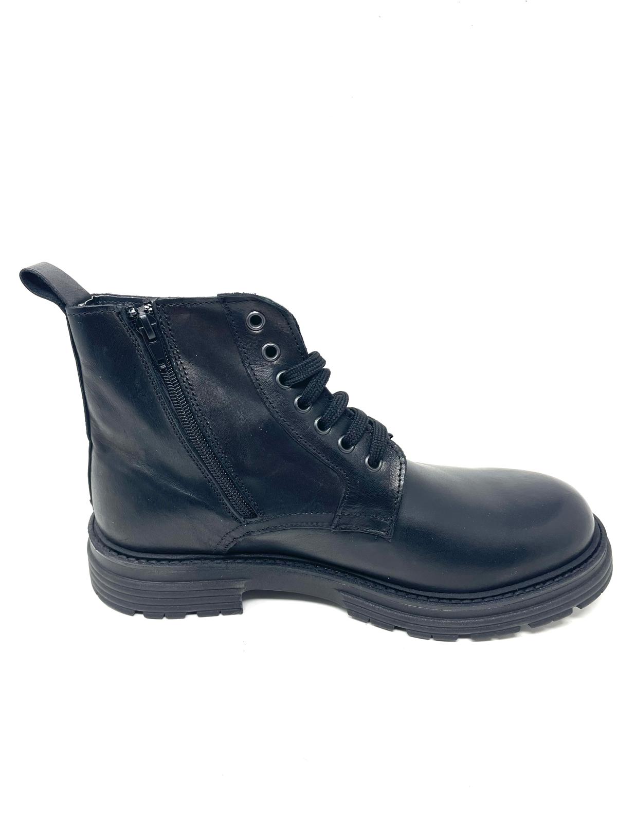Anfibio Uomo in Vera Pelle Made in Italy – Zip e Fondo Alto Leggero