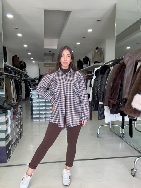 camicia country in flanella donna