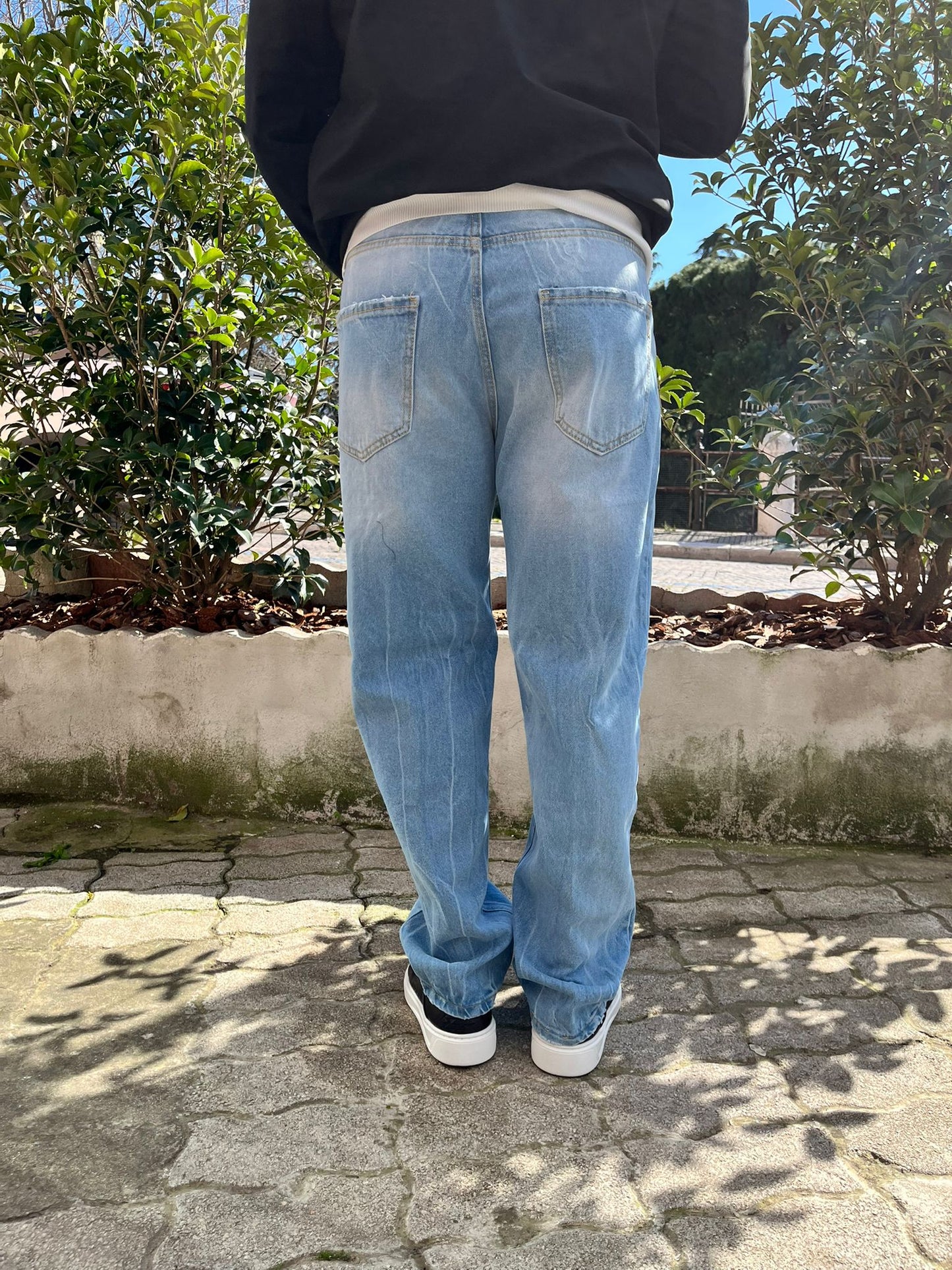 Jeans uomo Baggie lavaggio ZERO