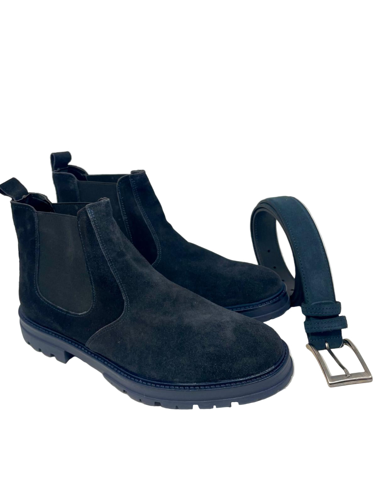 Stivaletto Beatles in Camoscio – Fondo Vibram – Vera Pelle Made in Italy