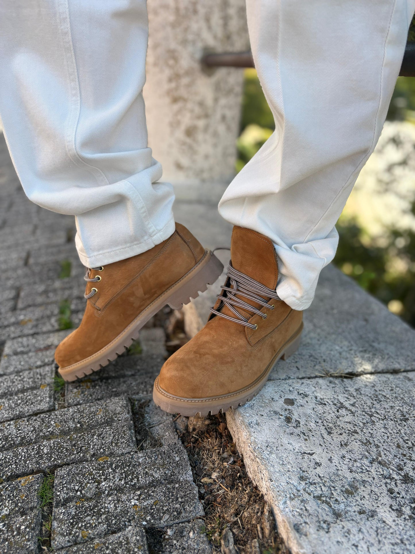 Anfibio in vero Nabuk made in italy