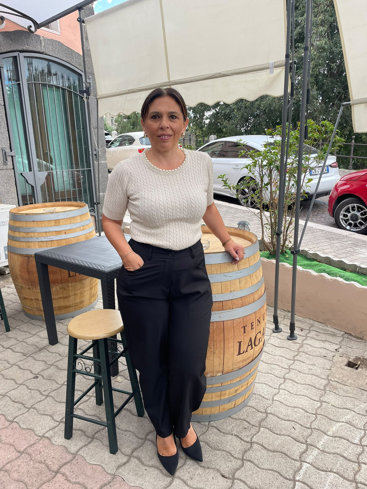 Pantalone Donna Ballon con Elastico