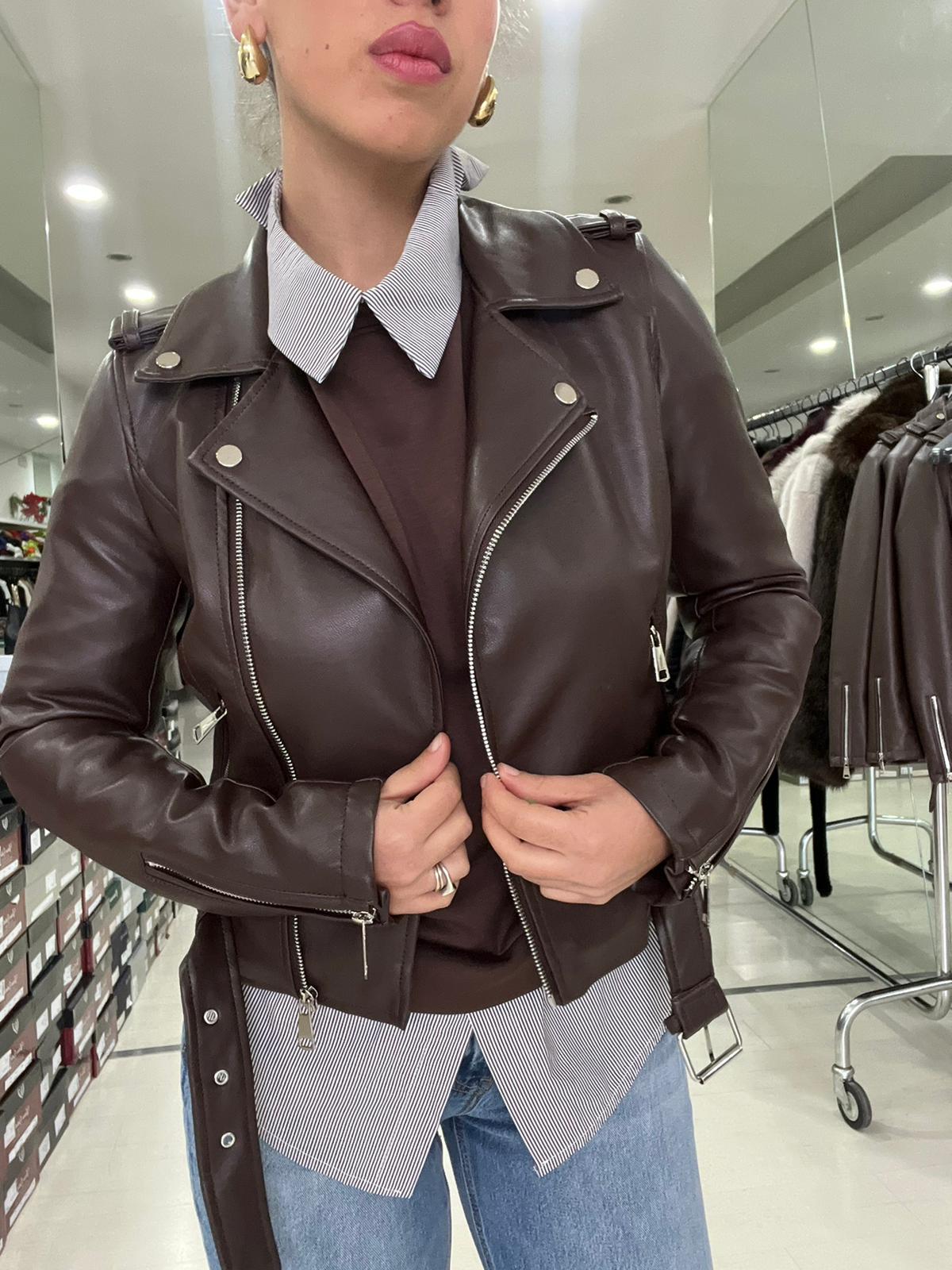 Chiodo donna ecopelle