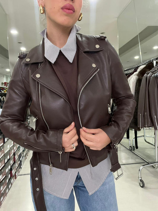 Chiodo donna ecopelle