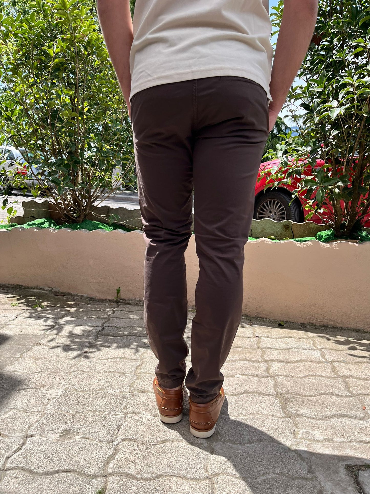 Pantalone Uomo Chinos Capri – Elasticizzato e Made in Italy