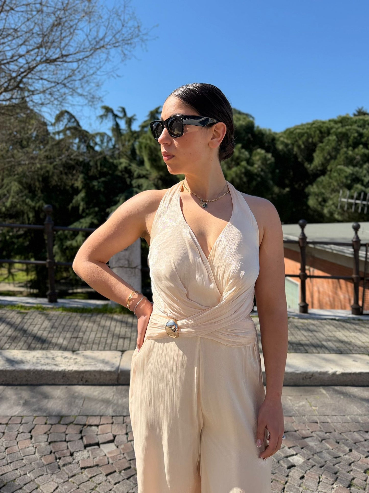 Tuta Donna con Scollo Schiffer e Fibbia