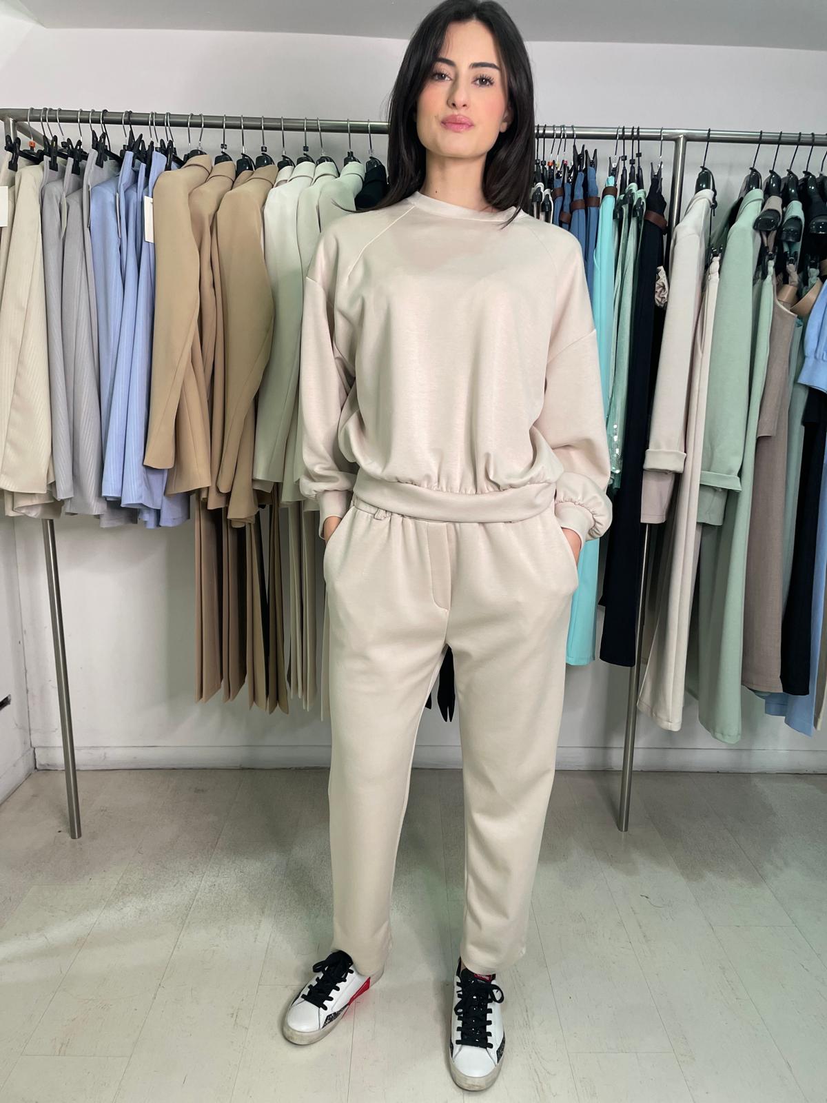 Felpa Bomber Crop Leggera