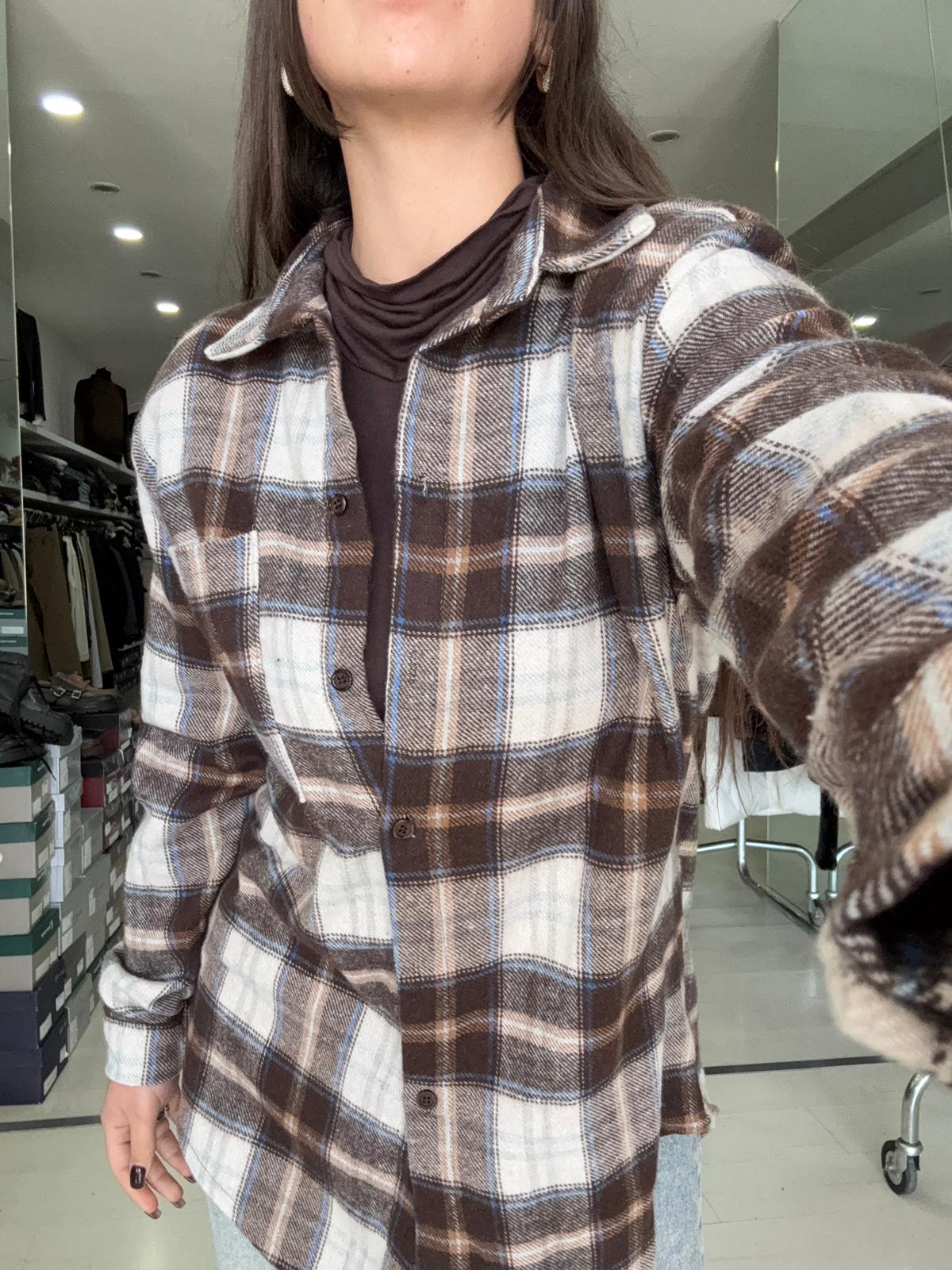 camicia country in flanella donna