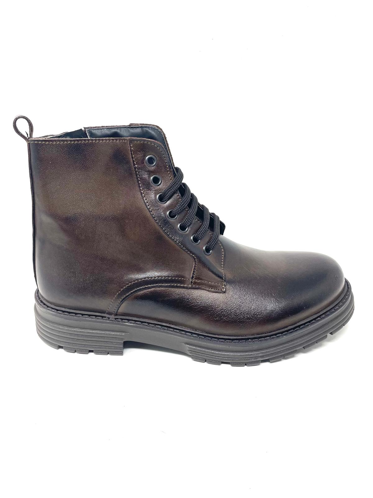 Anfibio Uomo in Vera Pelle Made in Italy – Zip e Fondo Alto Leggero