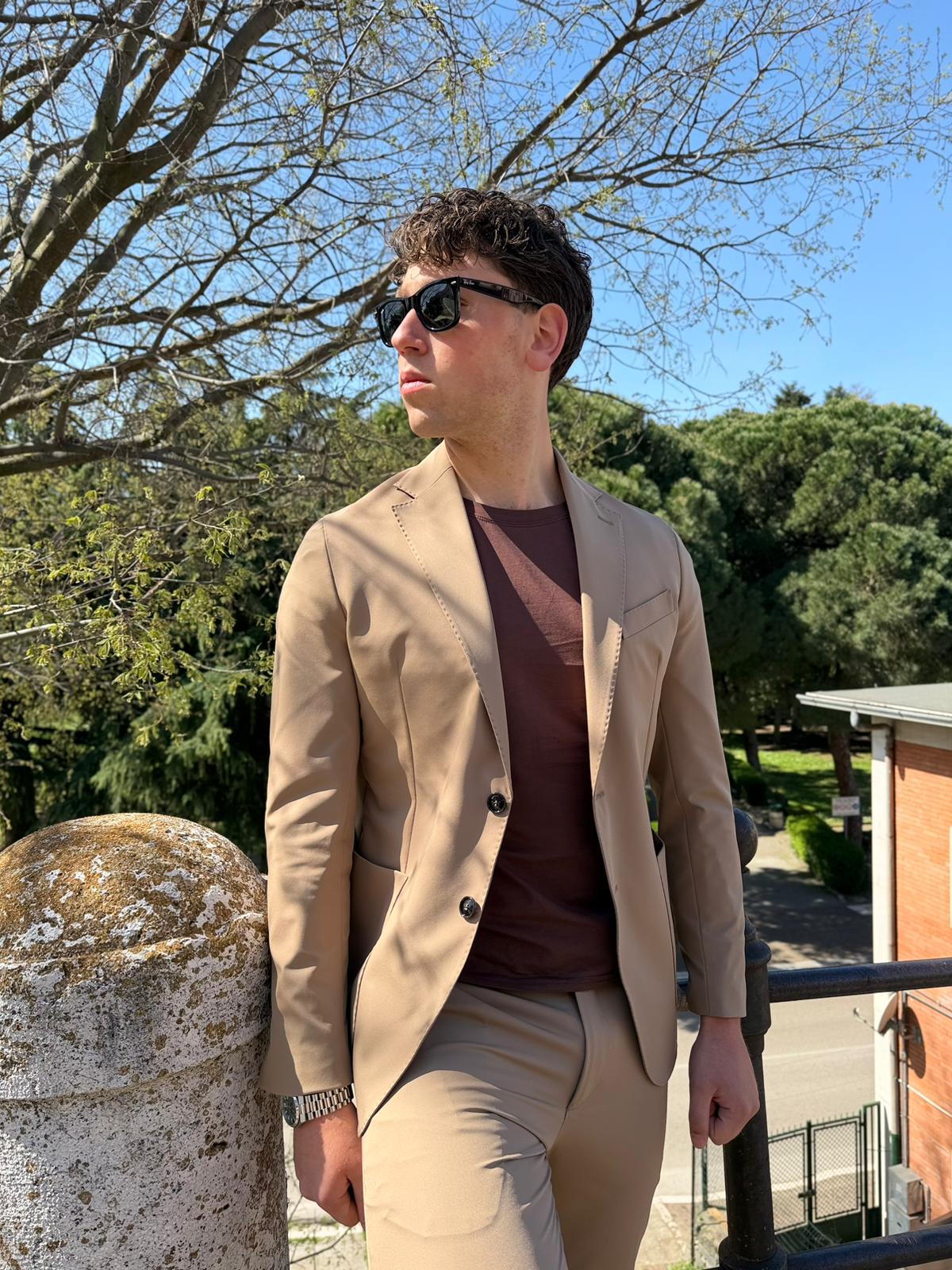 Abito Uomo in Tessuto No Stiro Modello Dante S17 Milano