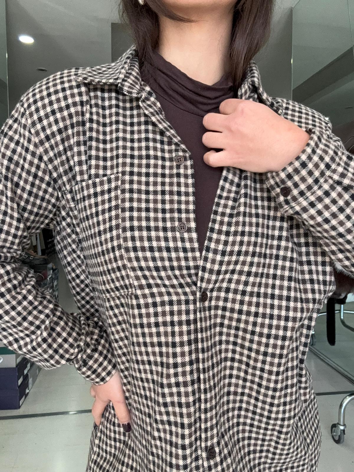 camicia country in flanella donna