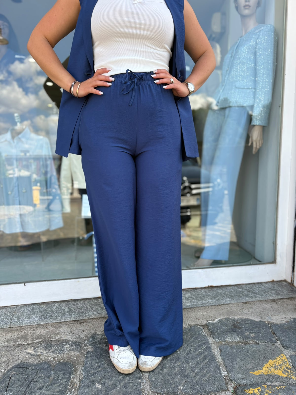 Completo Donna con Gilet Lungo