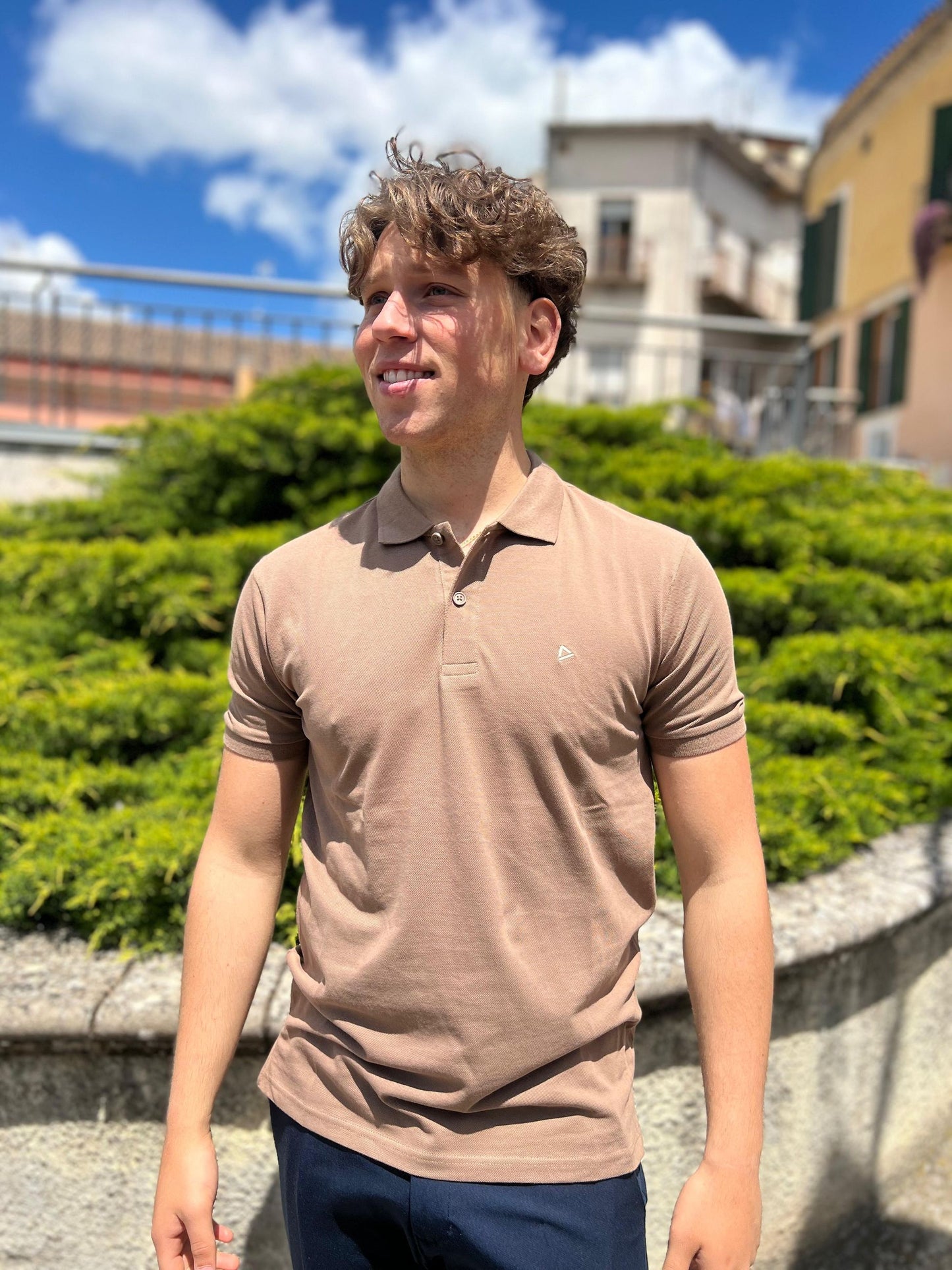 Polo Uomo in Cotone Piqué – Made in Italy