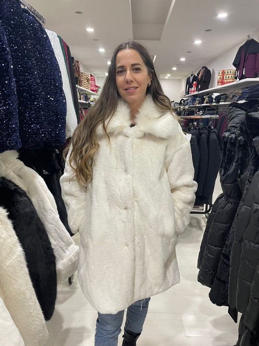 cappotto eco pelliccia