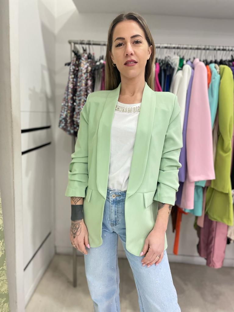 3/4 length blazer jacket