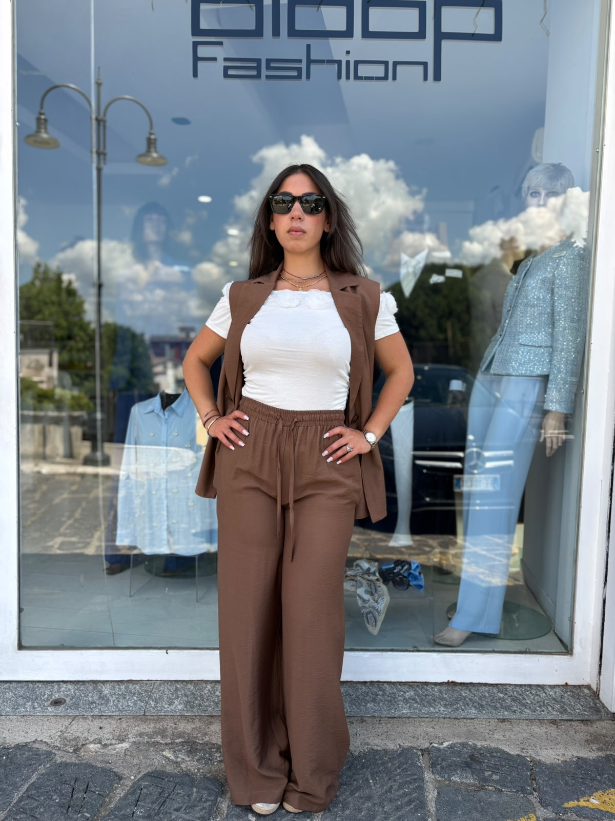 Completo Donna con Gilet Lungo