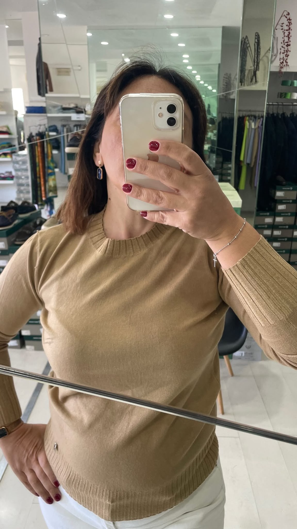 MAGLIA DONNA CON RIPORTO LAME'