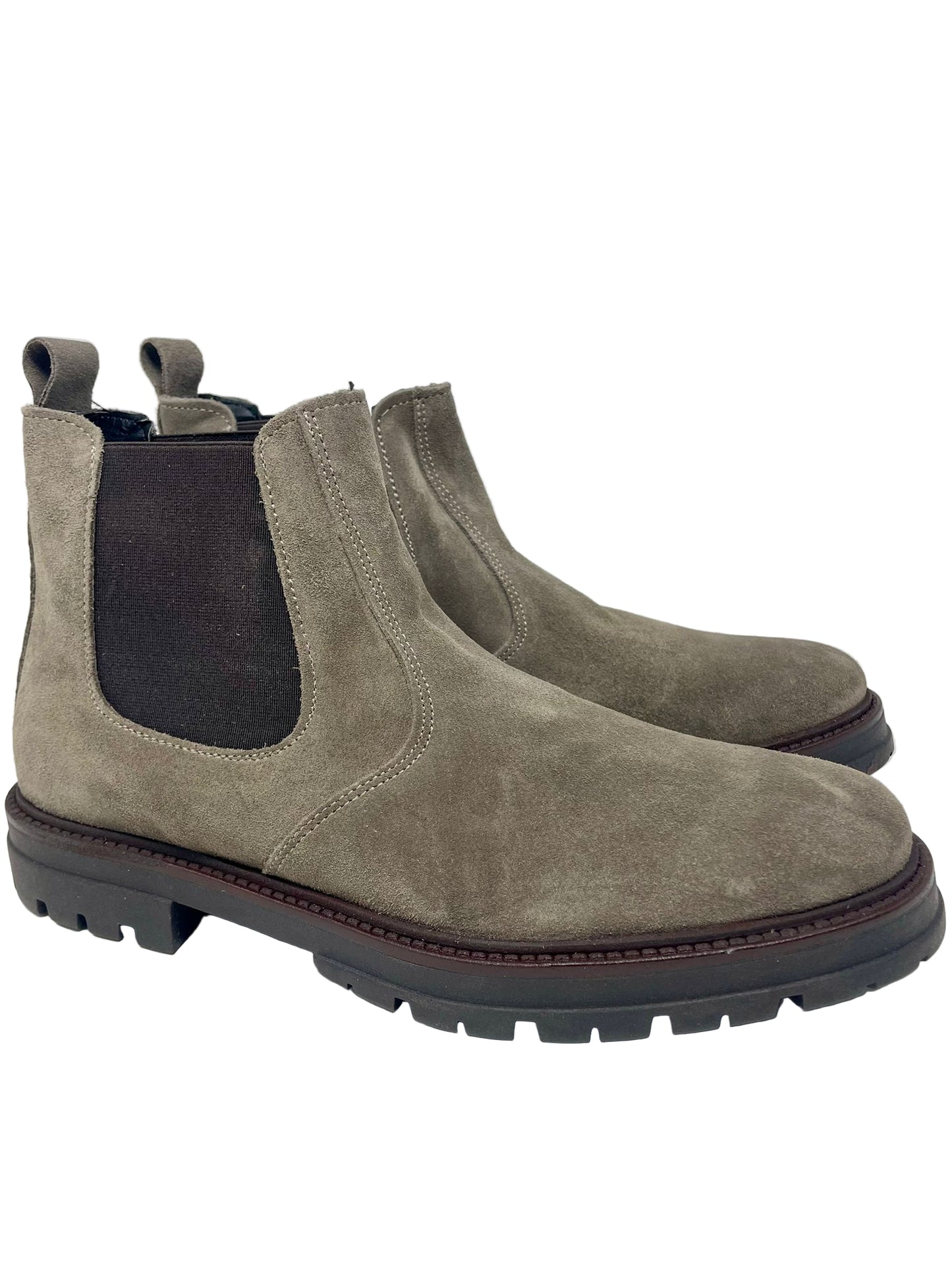 Stivaletto Beatles in Camoscio – Fondo Vibram – Vera Pelle Made in Italy