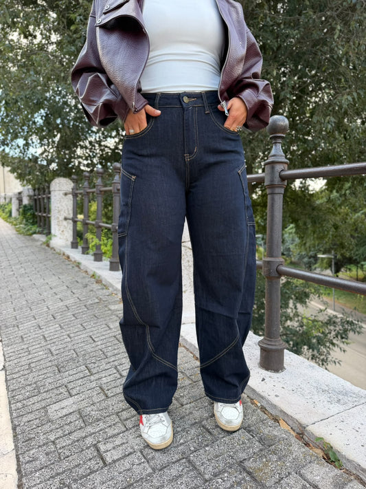 Jeans Donna Ballon Lavaggio Zero